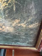 Schilderij L Parker, Antiek en Kunst, Kunst | Schilderijen | Klassiek, Ophalen of Verzenden