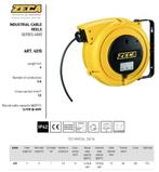 Zeca 4515 kabelhaspel 400v met 8+1 meter kabel, Ophalen of Verzenden, Zo goed als nieuw