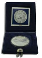 Nederland 50 gulden 1987 Juliana & Bernhard proof in doosje, Postzegels en Munten, Munten | Nederland, Koningin Beatrix, Zilver