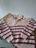 Leuke trui met rits  licht roze met paarse strepen maat, Maat 38/40 (M), Graciela, Ophalen of Verzenden, Roze