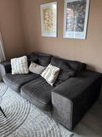 Bank Rofra donker - Comfortabele loungebank, Ophalen, 100 tot 125 cm, Driepersoons, Zo goed als nieuw