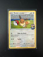 Eevee on the ball 002/005 Futsal Promo, Ophalen of Verzenden, Zo goed als nieuw, Losse kaart, Foil
