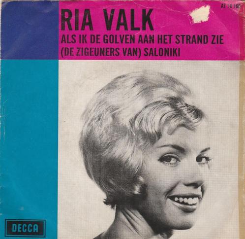 Ria Valk - Als ik de golven aan het strand zie / Saloniki, Cd's en Dvd's, Vinyl | Nederlandstalig, Gebruikt, Levenslied of Smartlap
