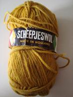 1 bol okergele scheepjes wol, Ophalen of Verzenden, Nieuw, Breien of Haken, Wol of Garen