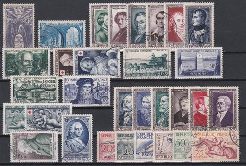 Frankrijk, kavel gebruikt 1951-1959. Top!, Postzegels en Munten, Postzegels | Volle albums en Verzamelingen, Buitenland, Verzenden