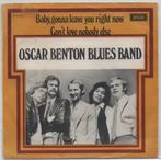 Nederbeat- Oscar Benton Blues Band- Baby, gonna leave you, Verzenden, Gebruikt, 7 inch, Pop