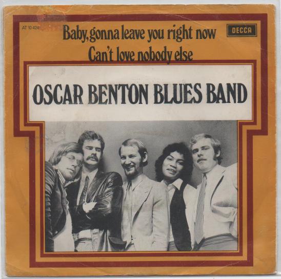 Nederbeat- Oscar Benton Blues Band- Baby, gonna leave you, Cd's en Dvd's, Vinyl Singles, Gebruikt, Pop, 7 inch, Verzenden