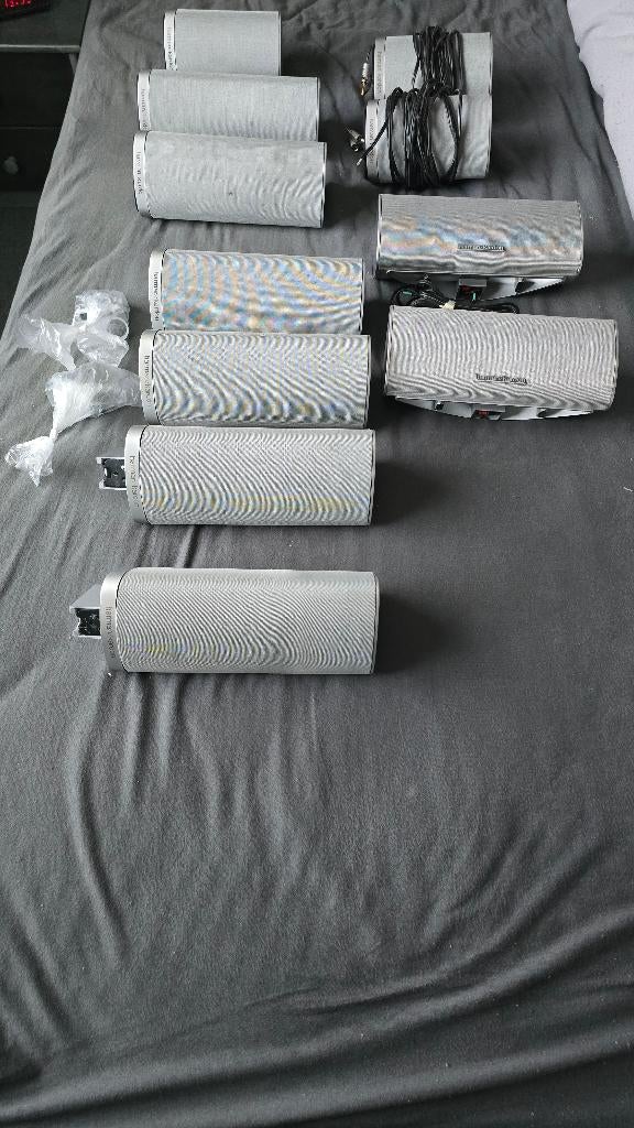 Harman Kardon sat boxen incl. subwoofer., Audio, Tv en Foto, Luidsprekers, Gebruikt, Complete surroundset, 120 watt of meer, Ophalen