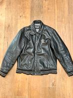 Schott NYC. Leren Teddy Bomberjack Unisex Zwart XL, Schott, Zwart, Maat 56/58 (XL), Ophalen of Verzenden
