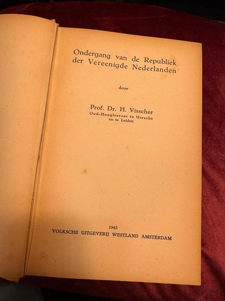 Republiek der Vereenigde Nederlanden - Hugo Visscher, Verzamelen, Militaria | Tweede Wereldoorlog, Boek of Tijdschrift, Nederland
