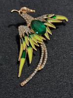 Elegante Broche met Edelsteen, Overige materialen, 4 tot 7 cm, Ophalen of Verzenden, Zo goed als nieuw