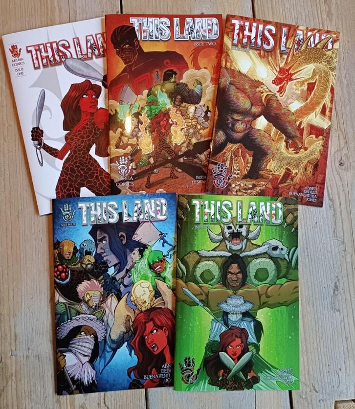 This Land - compleet (exclusieve Kickstarter set), Boeken, Strips | Comics, Zo goed als nieuw, Complete serie of reeks, Amerika
