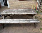Gratis picknick tafel, Tuin en Terras, Ophalen, Zo goed als nieuw, Rechthoekig