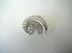 Zilveren veerbroche met markaziet NU 15 euro, Verzenden, Zilver