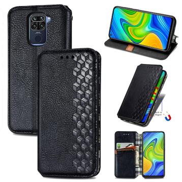 Xiaomi Redmi Note 9 4G Luxe PU Lederen Wallet Case Set Zwart beschikbaar voor biedingen