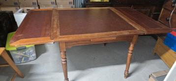 Tafel uitschuifbaar 100 x 100 cm vintage beschikbaar voor biedingen