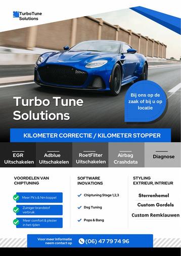 Chiptuning / Body Kits / Foutcodes beschikbaar voor biedingen