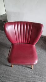vintage fauteuil, Ophalen of Verzenden, Gebruikt, 75 tot 100 cm, 50 tot 75 cm