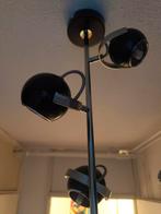 2 stuks zwarte retro Vintage jaren 60 bollampen, Ophalen of Verzenden, Zo goed als nieuw, Metaal