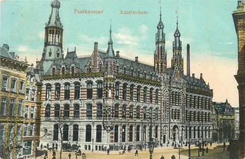 (378-297-007) Amsterdam Postkantoor, Verzamelen, Ansichtkaarten | Nederland, Noord-Holland, Verzenden