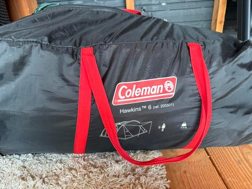 Coleman 6pers Tunnelten inclusief luifel!, Caravans en Kamperen, Tenten, tot en met 6, Zo goed als nieuw, Ophalen