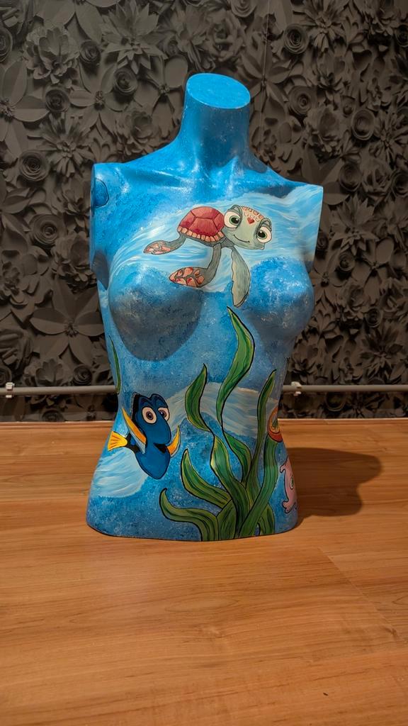 Unieke Finding Nemo Buste, Antiek en Kunst, Kunst | Beelden en Houtsnijwerken, Ophalen