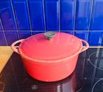 Cousances/le creuset braadpan 22, Ophalen of Verzenden, Gebruikt, Gietijzer, Koekenpan of Braadpan