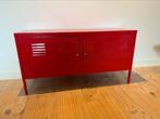 Rood ikea dressoir, Huis en Inrichting, Kasten | Dressoirs, Ophalen, 100 tot 150 cm, Metaal, 25 tot 50 cm