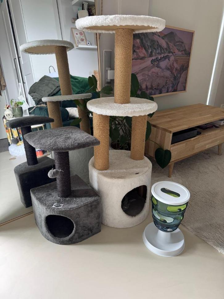 2x Katten Krabpaal Groot & Medium + Snoepjes Speelgoed, Dieren en Toebehoren, Katten-accessoires, Zo goed als nieuw, Ophalen