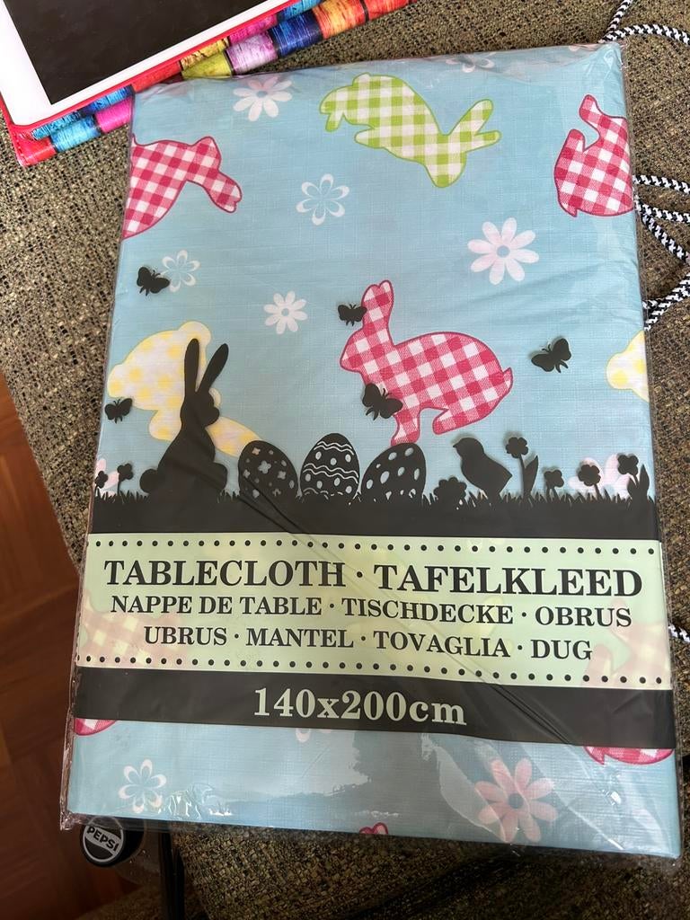 Vinyl tafelkleed voor Pasen… nieuw, Ophalen of Verzenden, Nieuw, Rechthoek