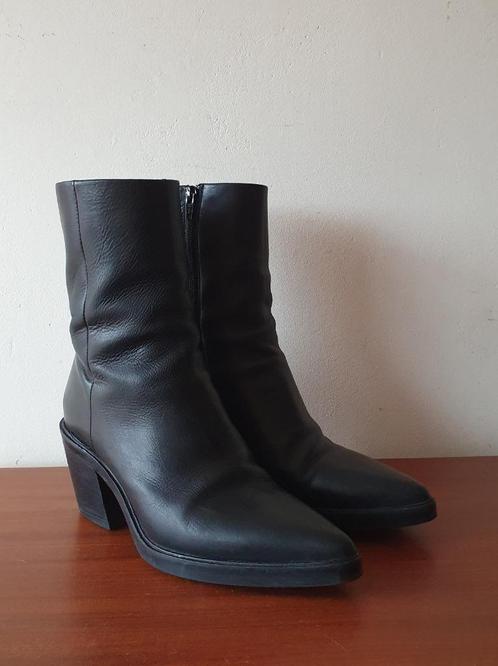 Zwart leren Via Vai enkellaarzen laarsjes 39, Kleding | Dames, Schoenen, Gedragen, Lage of Enkellaarzen, Zwart, Ophalen of Verzenden