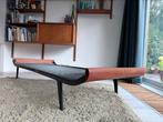 Auping Cleopatra bed, vintage jaren 50, daybed, teak, Huis en Inrichting, Slaapkamer | Bedden, Ophalen, Eenpersoons, Zo goed als nieuw