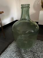 Mooi Vaas van glas en kaarshouder, Huis en Inrichting, Woonaccessoires | Vazen, Ophalen of Verzenden, Minder dan 50 cm, Groen