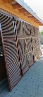 6 grote houten luiken, Ophalen, Gebruikt, 200 cm of meer, Minder dan 100 cm