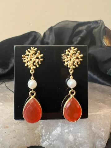 Akoya zoutwater parel carneool beschermt geluk energie power beschikbaar voor biedingen