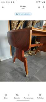 vintage uitklaptafel op wieltjes, Antiek en Kunst, Ophalen