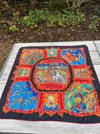 André Claude Canova Zijden Sjaal - Circus Thema, Kleding | Dames, Ophalen of Verzenden, Zo goed als nieuw