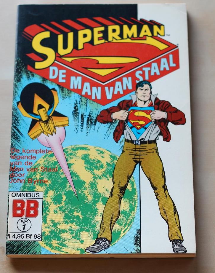 Superman | De Man van Staal | Omnibus nr.1 | Baldakijn 1987, Boeken, Strips | Comics, Gelezen, Eén comic, Amerika, Ophalen of Verzenden