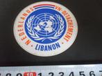 sticker Leger VN - Nederlands Detachement  LIBANON, Verzamelen, Ophalen, Zo goed als nieuw