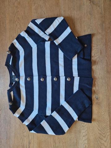 Blauw wit streep vest beschikbaar voor biedingen