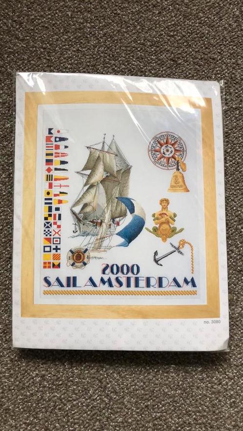 Sail Amsterdam borduurpakket Nieuw, Hobby en Vrije tijd, Borduren en Borduurmachines, Nieuw, Borduurpakket, Handborduren, Ophalen of Verzenden