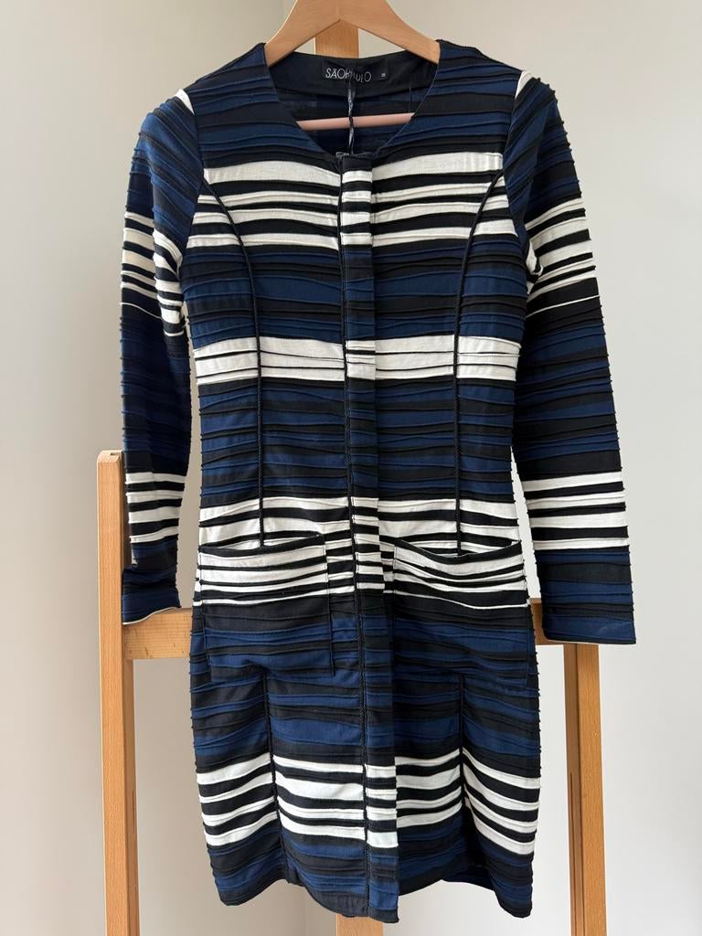 São Paulo blauw vest - Maat 36, Ophalen of Verzenden, Nieuw, Maat 36 (S), Blauw