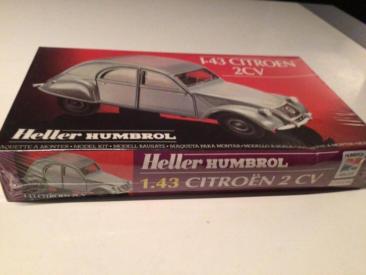 Bouwdoos 2cv Citroën 1:43 Heller, Hobby en Vrije tijd, Modelbouw | Auto's en Voertuigen, Nieuw, Auto, 1:32 tot 1:50, Heller, Ophalen of Verzenden