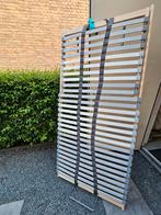 €35,- Verstelbare Ikea lattenbodem 200x90 matras+beschermer, Huis en Inrichting, Slaapkamer | Matrassen en Bedbodems, Ophalen