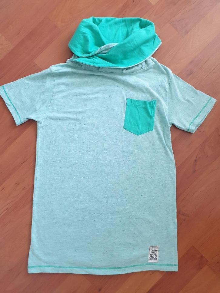 Jongens t-shirt met kraag. Maat 152-158., Kinderen en Baby's, Kinderkleding | Maat 152, Gebruikt, Jongen, Shirt of Longsleeve