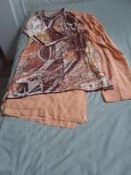 Indian bollywood salwar kameez zalm 3 delig, Maat 38/40 (M), Overige typen, Ophalen of Verzenden, Zo goed als nieuw