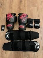 Kickboksen / boksen set  kind maat 8 (oz) z.g.a.n., Maat S, Ophalen of Verzenden, Zo goed als nieuw, Overige