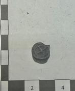 Bodemvondst M10 loden penning, Ophalen of Verzenden