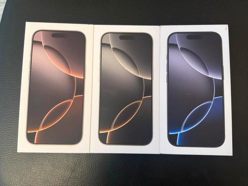 iPhone 16 Pro 128gb 2kleuren Nieuw Geseald + Garantie, Telecommunicatie, Mobiele telefoons | Apple iPhone, Nieuw, 128 GB, Zonder abonnement