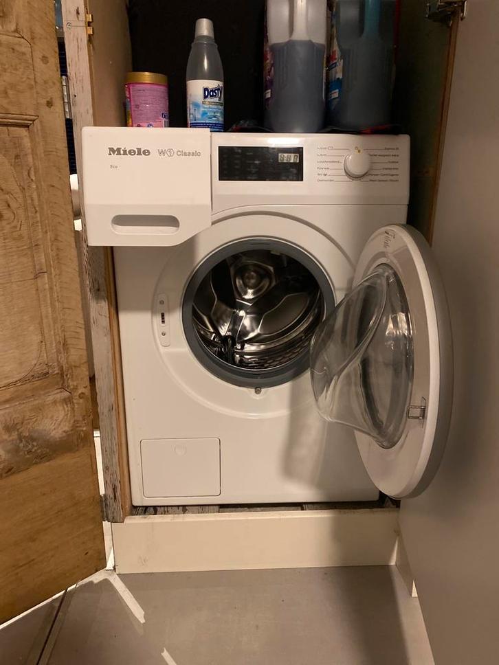 Miele W1 Classic Eco Wasmachine - Goede Staat, Witgoed en Apparatuur, Wasmachines, Gebruikt, Voorlader, 6 tot 8 kg, 85 tot 90 cm